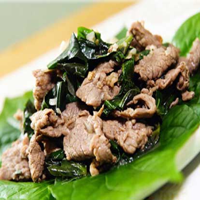 Bê non xào lá lốt