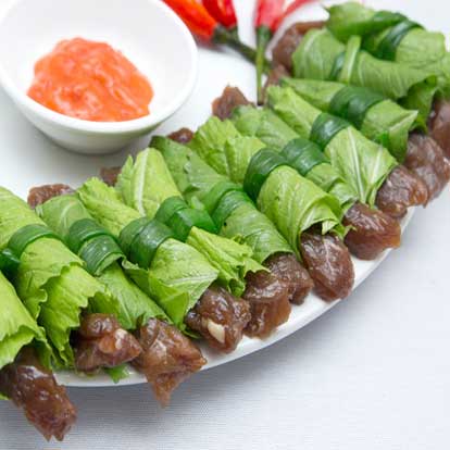 Bò nướng là cải