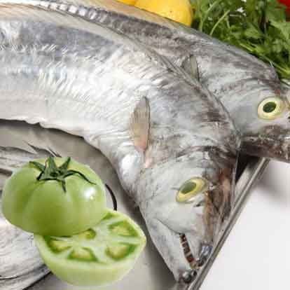 Cá hố nấu cà chua xanh