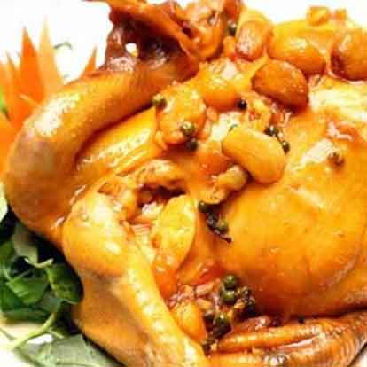 Gà hấp mắm nhỉ