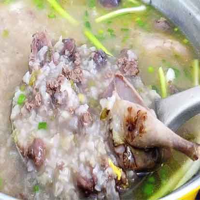 Bồ câu nấu cháo