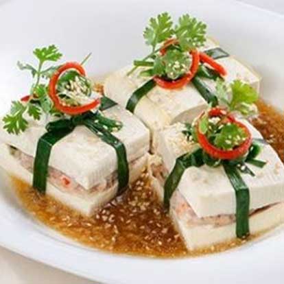 Đậu hủ Basa hấp hẹ